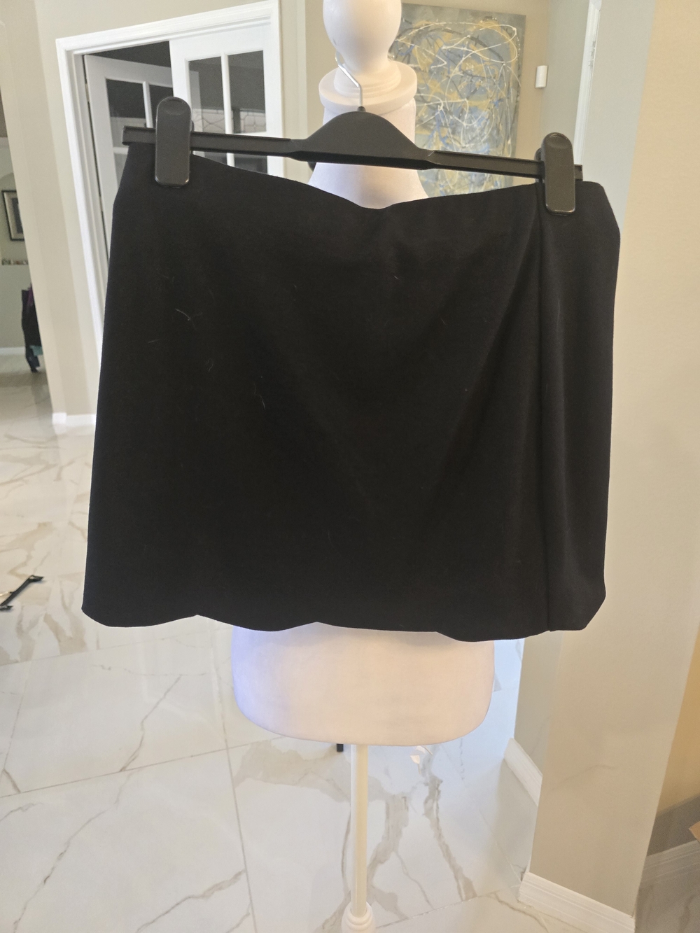 Topshop Black Mini Skirt - Simple A-Line